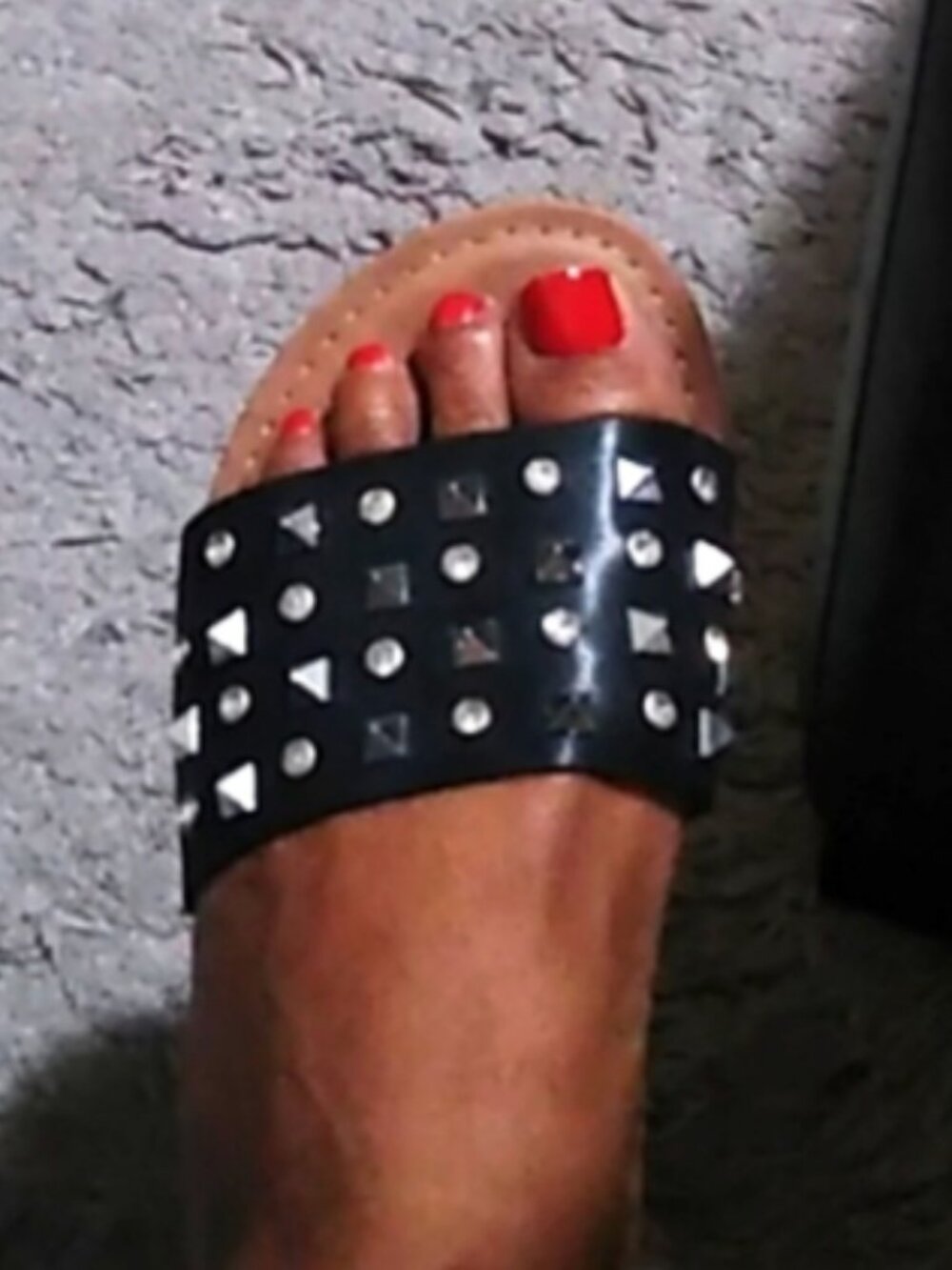 Studded Flat Sandals
